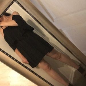 Express Black Popover Dress